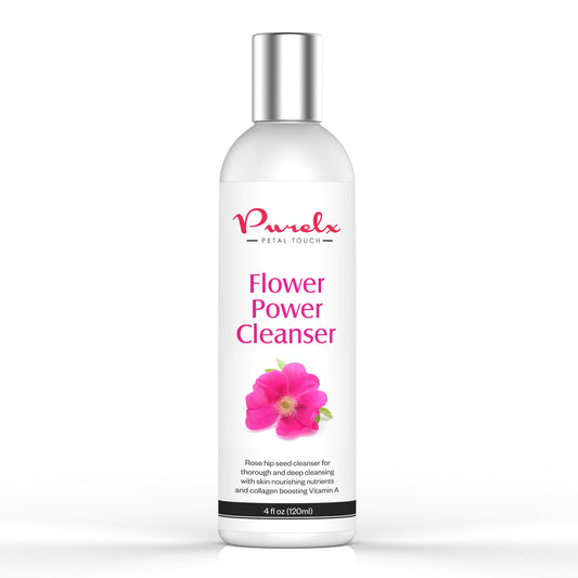 Flower Power Cleanser - Rose Hip Seed Oil Cleanser Rich in Vitamins A, C, E & F!