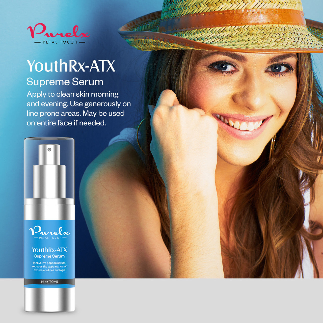 YouthRx-ATX Supreme Serum - Anti-Aging Formula - Reduces Expression Lines