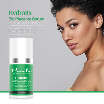 HydroRx Bio Placenta Serum - Rejuvenating Anti Aging Serum - Helps Minimize Expression Lines
